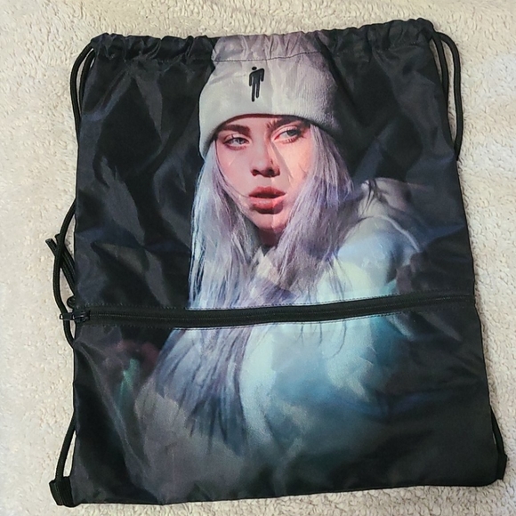 Billie Eilish Handbags - Billie Eilish Drawstring Bag